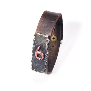 Handmade leather bracelet - Leather bracelet - Women&#39;s bracelet - Men&#39;s bracelet - Gift for him - Bracelet