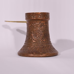 Vintag Copper Coffee Pot / Handmade Copper Coffee Pot / Copper Turkish Coffee