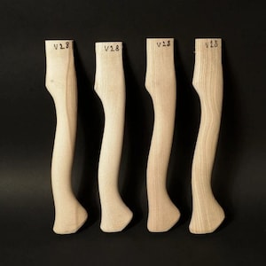lot of 4 pcs 13,8 inch (345 mm) Replacement Axe Handle blank, hand Crafted , V28