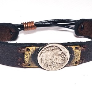 Handmade leather bracelet - Leather bracelet - Women&#39;s bracelet - Men&#39;s bracelet - Gift for him - Bracelet