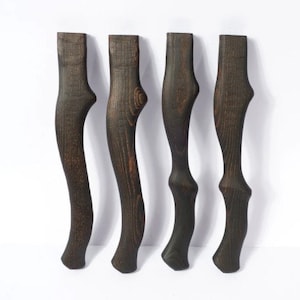 lot of 4 pcs 14,8 inch (370 mm) Replacement Axe Handle blank, hand Crafted, V10, V11 burned