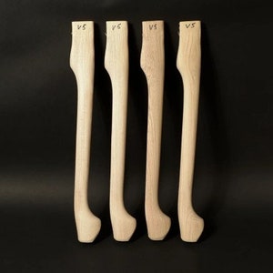 lot of 4 pcs 20 inch (500 mm) Replacement Axe Handle blank, hand Crafted , V5