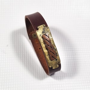 Handmade leather bracelet - Leather bracelet - Women&#39;s bracelet - Men&#39;s bracelet - Gift for him - Bracelet