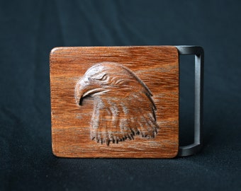 eagle Belt Buckle wood Unique Personalized hand Crafted, fathers gift, collector's gift, Wedding or Ceremony, custom belt buckle