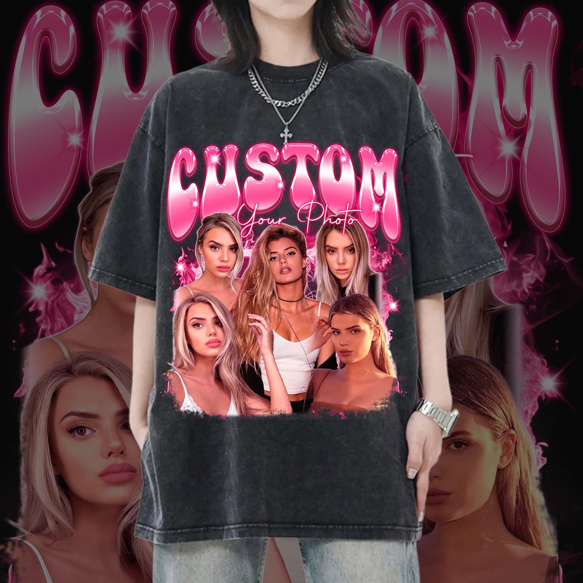 Custom Bootleg Rap Tee, Custom Photo, Custom Photo T Shirt