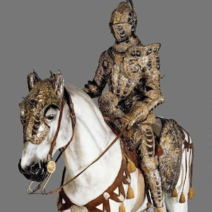 Medieval Parade armor of Alessandro Farnese Full Armor Suit Replica with horse armour