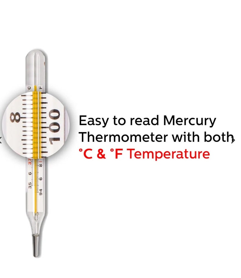 Body Thermometer Mercury Equipment Body Temperature Equipment Etsy