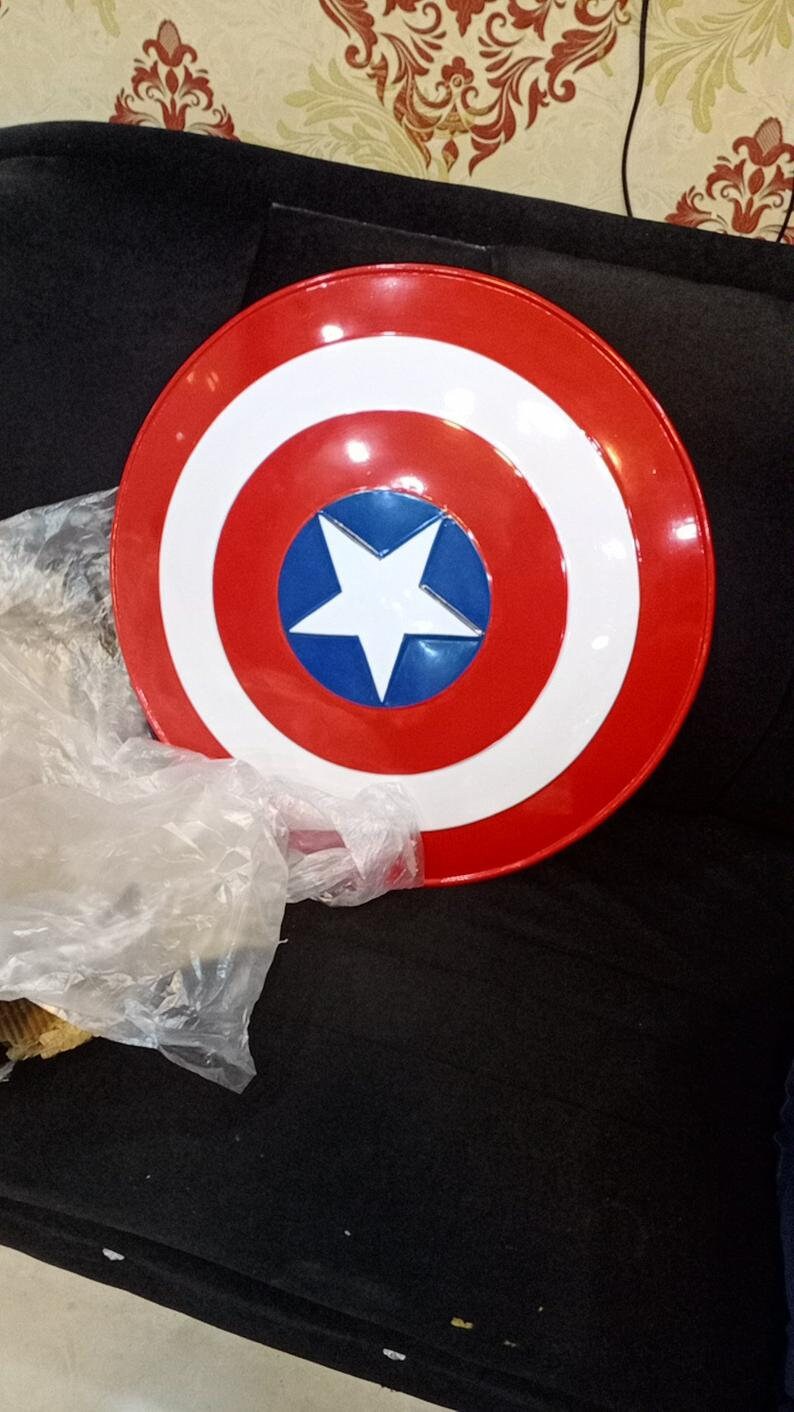 Avengers marvels Shield 24 Medieval 18 gauge steel Replica HAND MADE CAPTAIN America