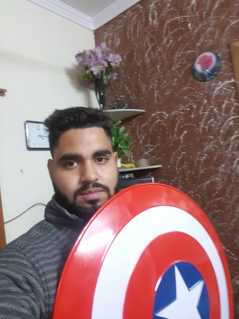 Avengers marvels Shield 24 Medieval 18 gauge steel Replica HAND MADE CAPTAIN America