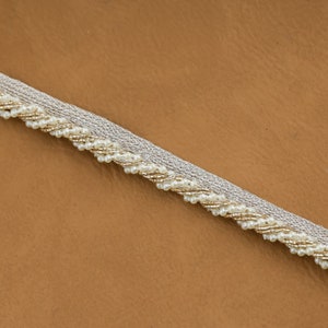 Antique Gold Beaded Trim, Pearl Trim, Upholstery Piping Trim, Dupatta Trim, Zari Braided Trim, Gold Scallop Trim Wedding Dress Trim