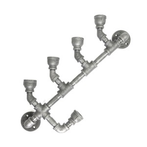 PIPES WINE RACKS. Set From 2. Designed for 6 Bottles. Countertop Unit. Gray Metal Color. Gas Pipes. H 20 16 1 2xw 9xd 5. Handmade in Usa Etsy
