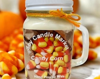 Candy Corn Soy Candle