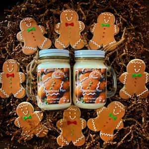 Gingerbread Man Soy Candle