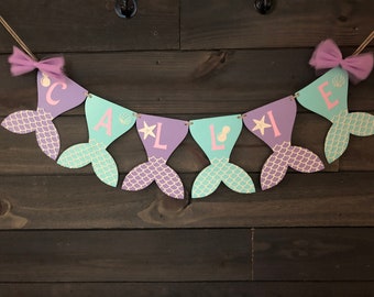 Download Mermaid Tail Banner Etsy