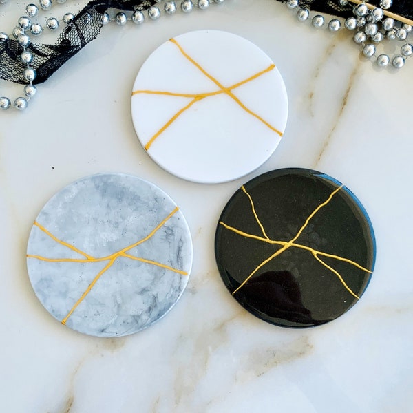 Kintsugi Coaster - Etsy