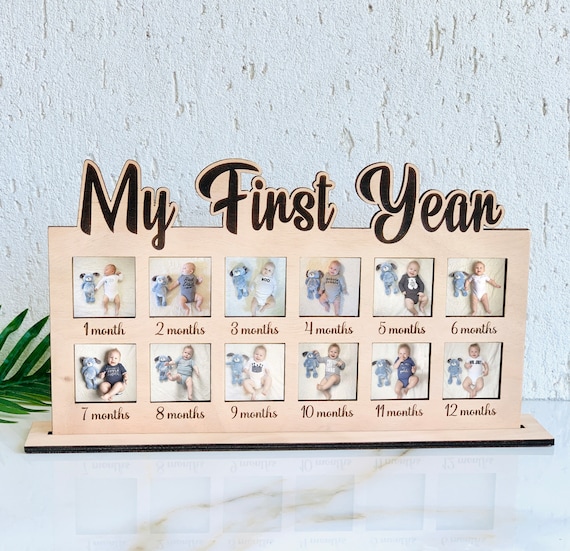 Baby's first year frame discount