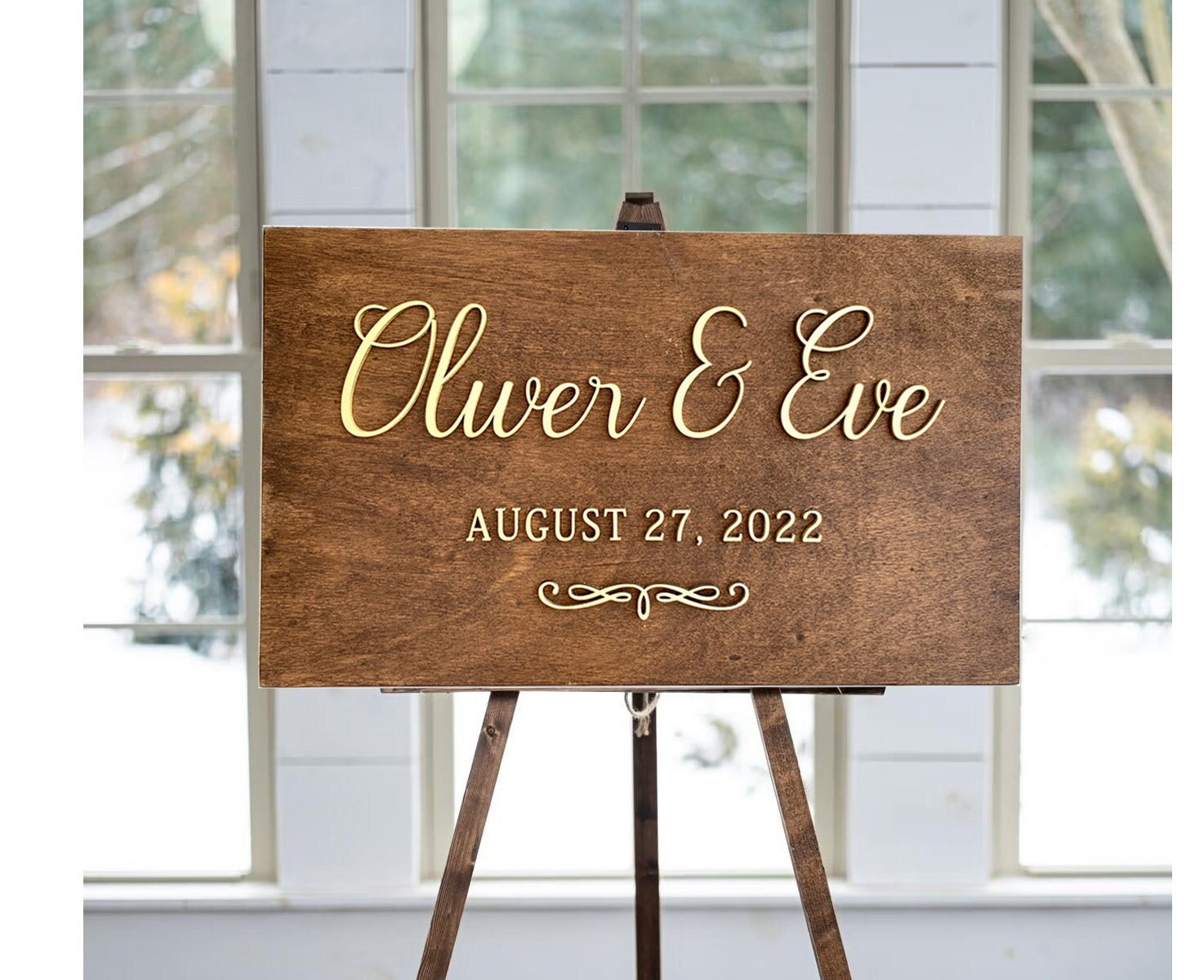 Easel Stand for Wedding Sign Art Easel Wedding Sign Easel Etsy