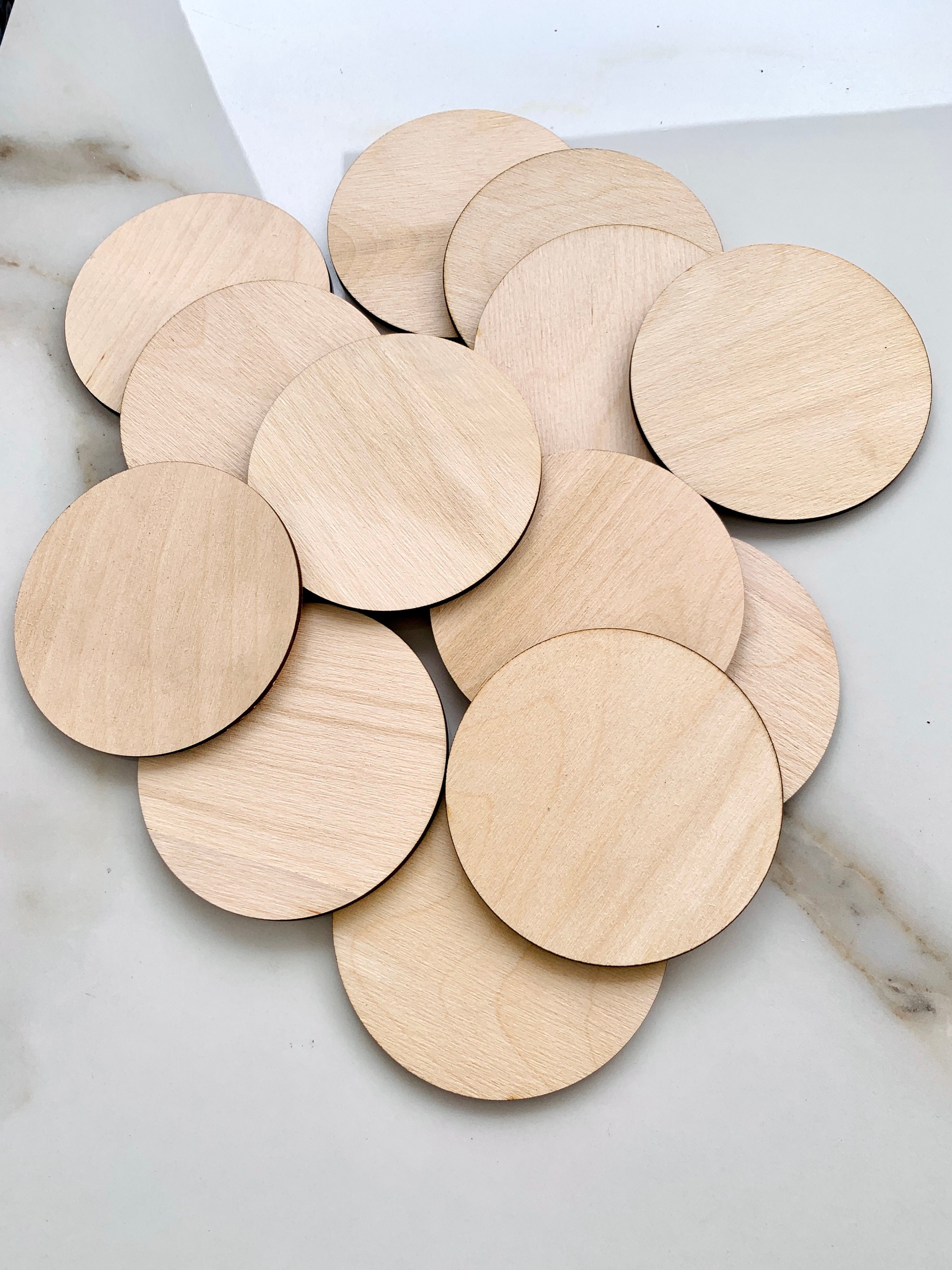 10-30cm Big Size Wood Circles Unfinished Wood Circles Round Disc