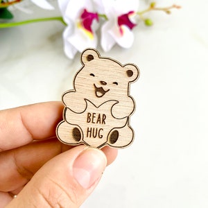 Token de abraço de bolso de urso, envie um presente de abraço, presente pensando em você, pegue-me presente com saudades de você, abraço de bolso de distância de viagem de isolamento