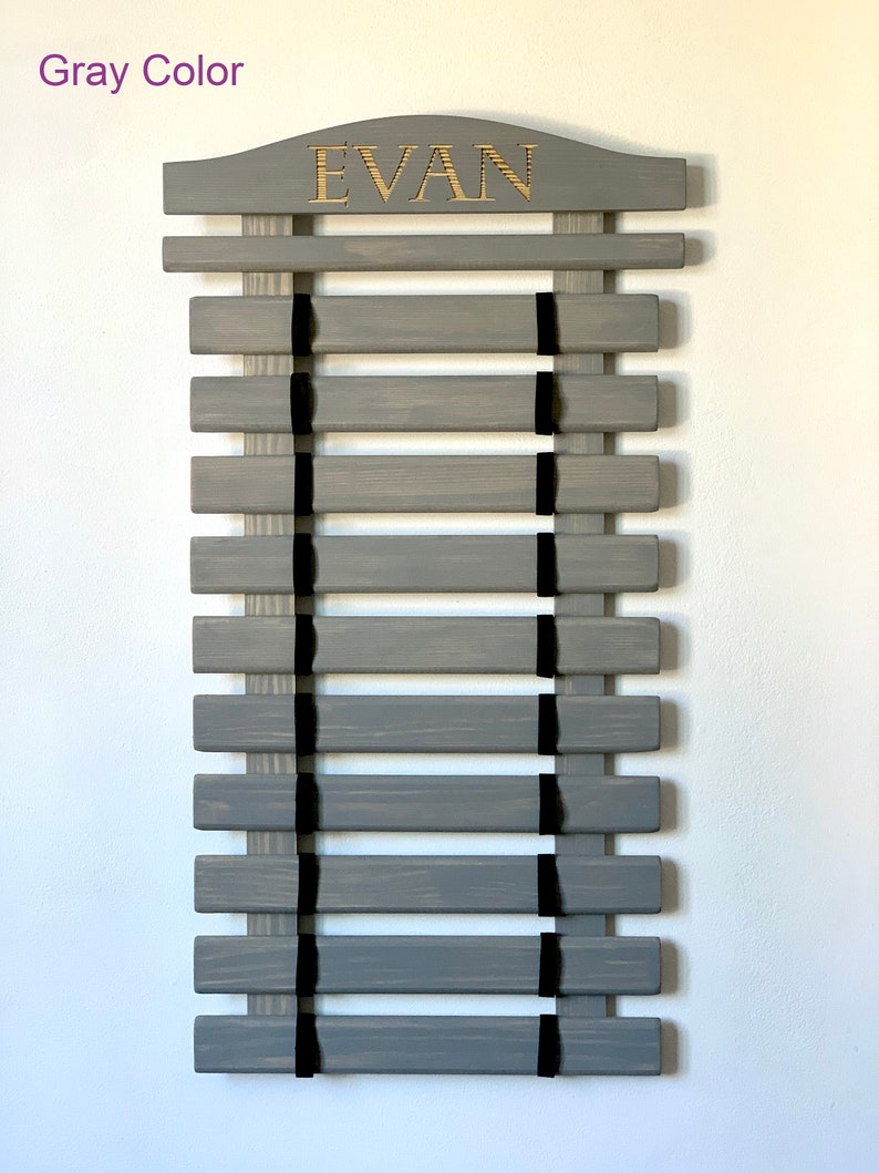 Martial Arts Belt Display Holder Personalized Karate Belt Display Rack Taekwondo Karate Jiu Jitsu Belt Display Karate Medal Organizer Holder. ShiandeCreations
