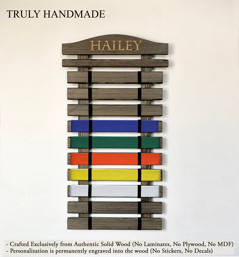 Martial Arts Belt Display Rack Personalized Karate Belt Display Holder Taekwondo Karate Jiu Jitsu Belt Display Karate Medal Organizer HolderMartial Arts Belt Display Rack Personalized Karate Belt Display Holder Taekwondo Karate Jiu Jitsu Belt Display Karate Medal Organizer Holder. ShiandeCreations