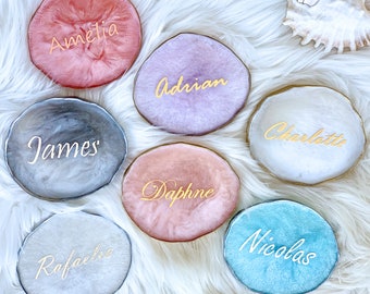 Personalized Resin Coasters Name Resin Coasters Initial Resin Agate Coasters Bridesmaids gifts Wedding favors Place settings Thank you gifts