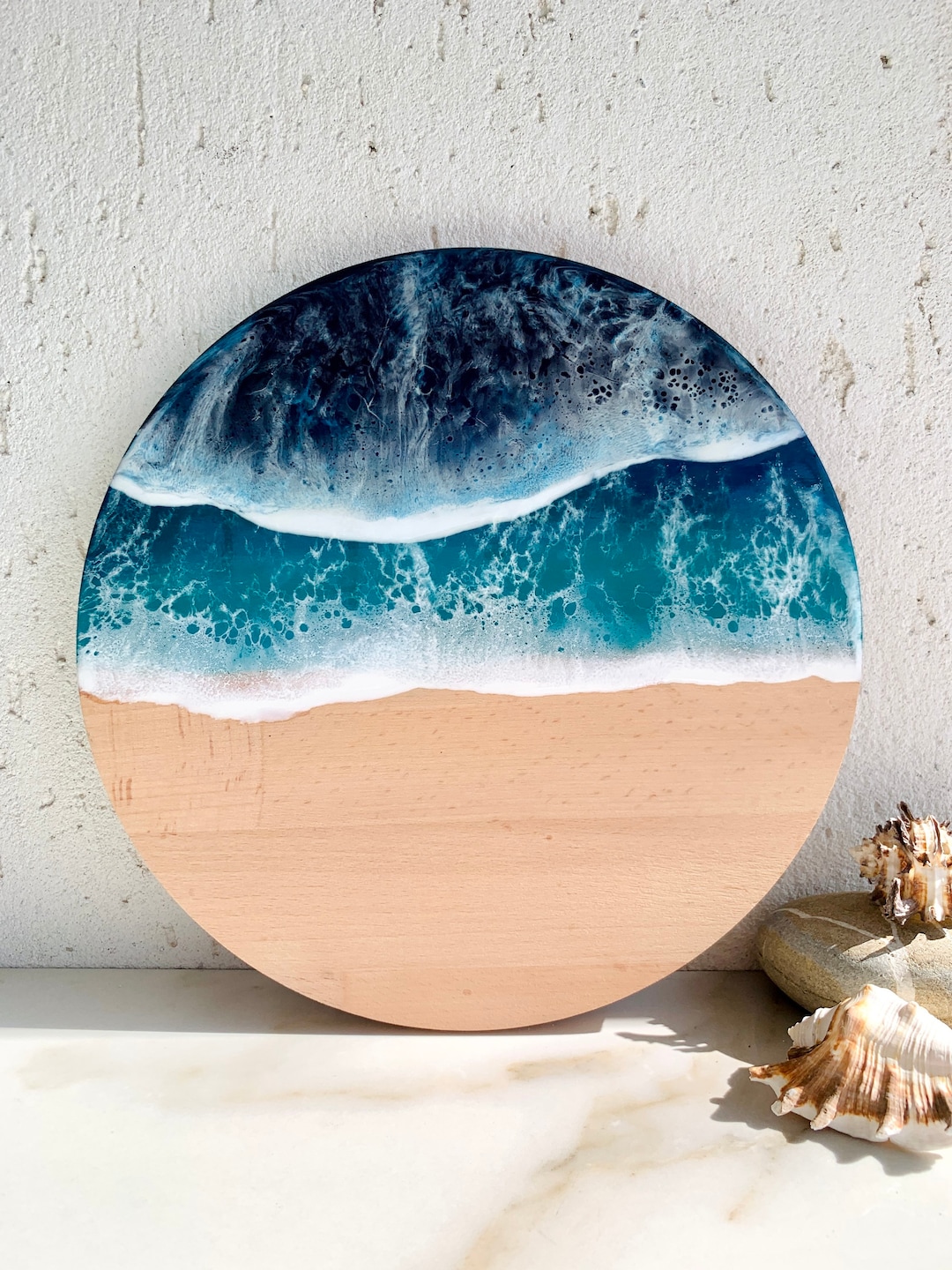 Resin Cutting Board Ocean Personalized Resin Ocean Wall Art - Etsy UK