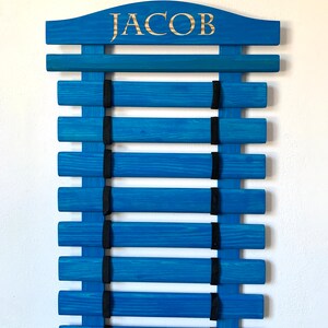 Martial Arts Belt Display Holder Personalized Karate Belt Display Rack Taekwondo Karate Jiu Jitsu Belt Display Karate Medal Organizer Holder. ShiandeCreations