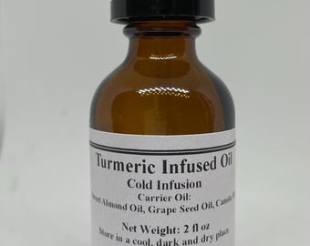 Aceite de cúrcuma, aceite de raíz de cúrcuma, prensado en frío, para rostro y cuerpo, baño y spa, jabones y bálsamos
