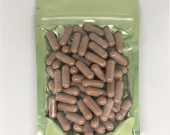 Galangal Vegan Halal Capsule, Pure, Organic Alpinia galanga, 500 mg