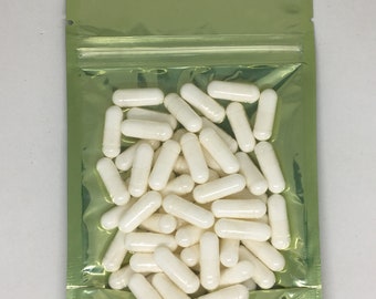 Zinc and Vitamin C Powder 800 mg, Vegan, Kosher, Halal Capsule, 100-500 count available, Pure Natural, No additive