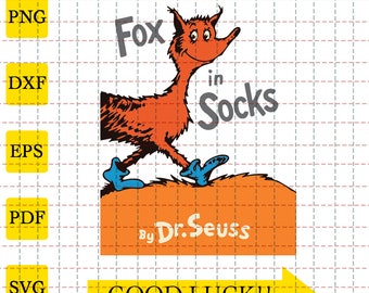 fox in socks png fox in socks for cricut silhouette fox in socks clipart fox in socks svg svg png dxf eps