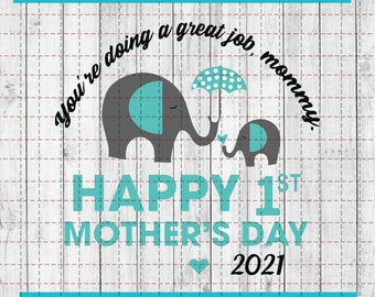 Download 1st Mothers Day Svg Etsy