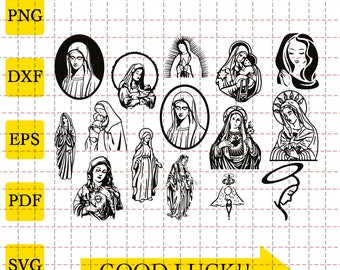 Download Mother Mary Svg Etsy