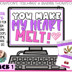 Virtual Valentine&#39;s Day Game || Party Game || Games for ZOOM || Digital Games for Kids