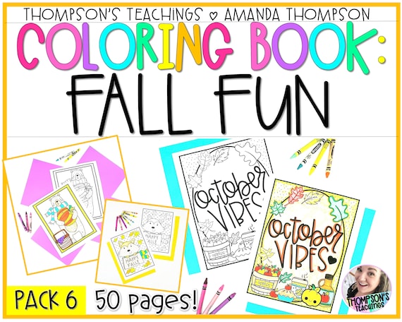 FALL Coloring pages  Coloring Sheets  Fall Coloring Book