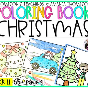 Christmas Coloring pages || Coloring Sheets || Winter Coloring Book for kids