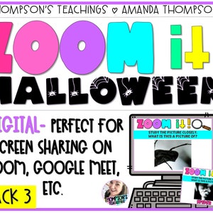 Juego de Halloween Zoom It: Desafío de imágenes (Descarga digital)