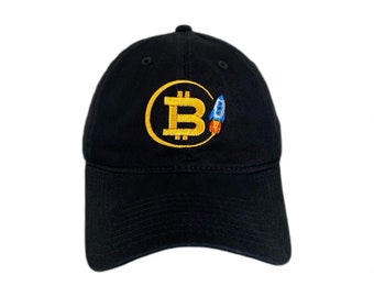 Bitcoin Adjustable Hat | Rocket to the Moon