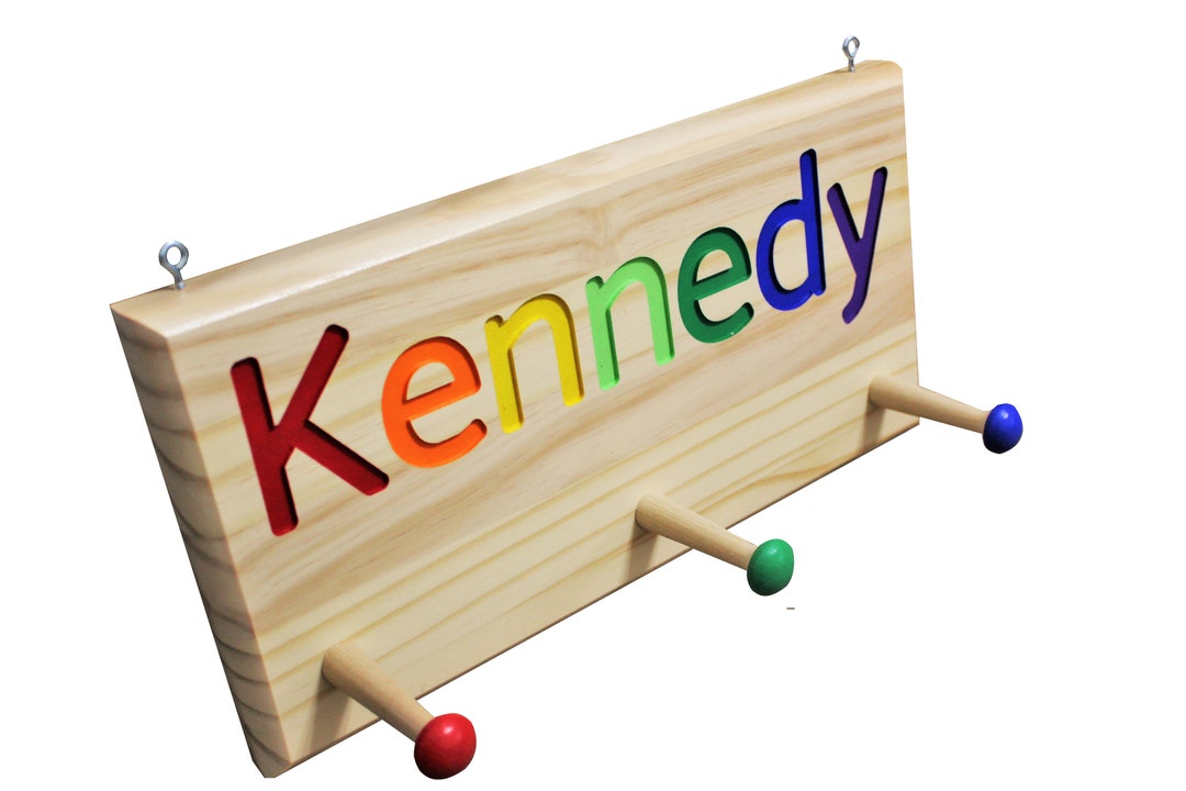 Personalized Name Jumbo Size Coat Rack - Etsy