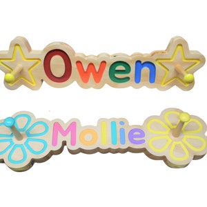 Personalized Name Coat Rack