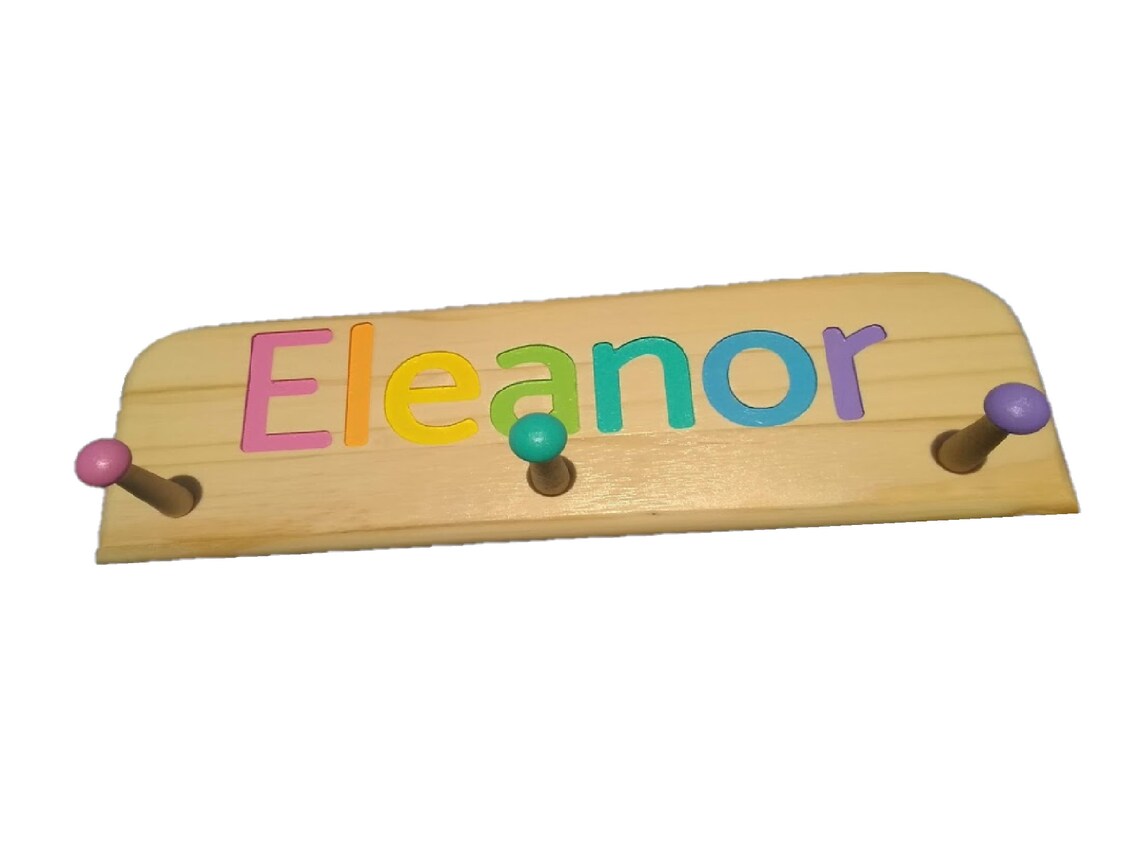 Personalized Kids Coat Rack Etsy