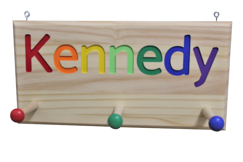 Personalized Name Jumbo Size Coat Rack - Etsy