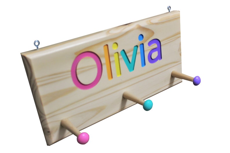 Personalized Name Jumbo Size Coat Rack - Etsy