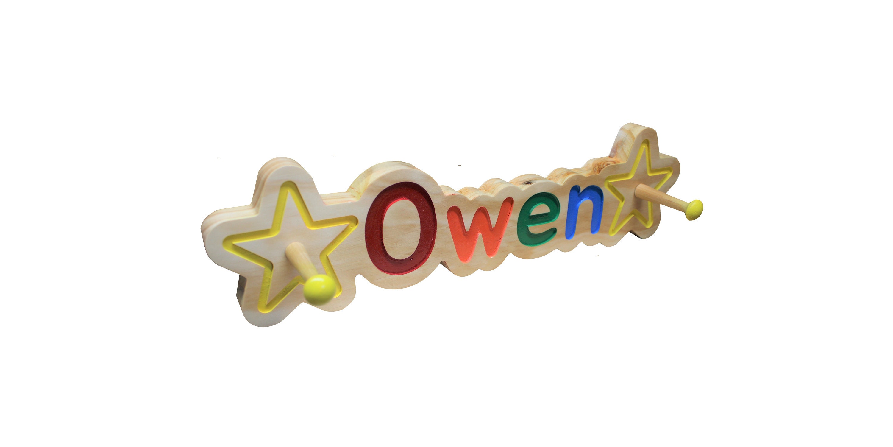 Personalized Name Coat Rack Etsy