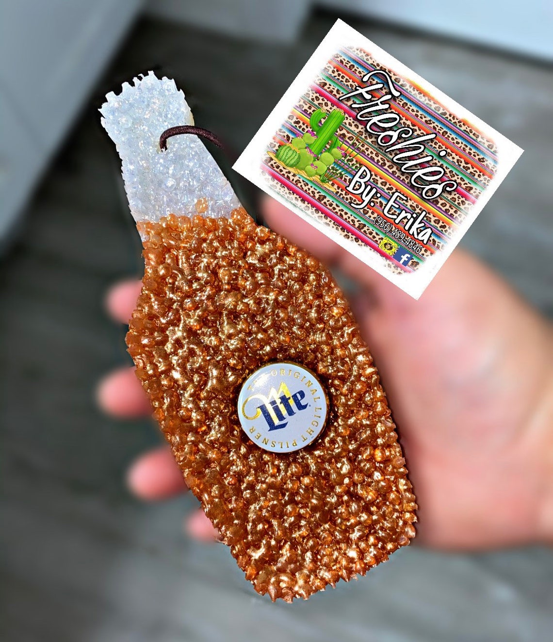 Beer bottle freshie men air freshener custom candle scents for Etsy