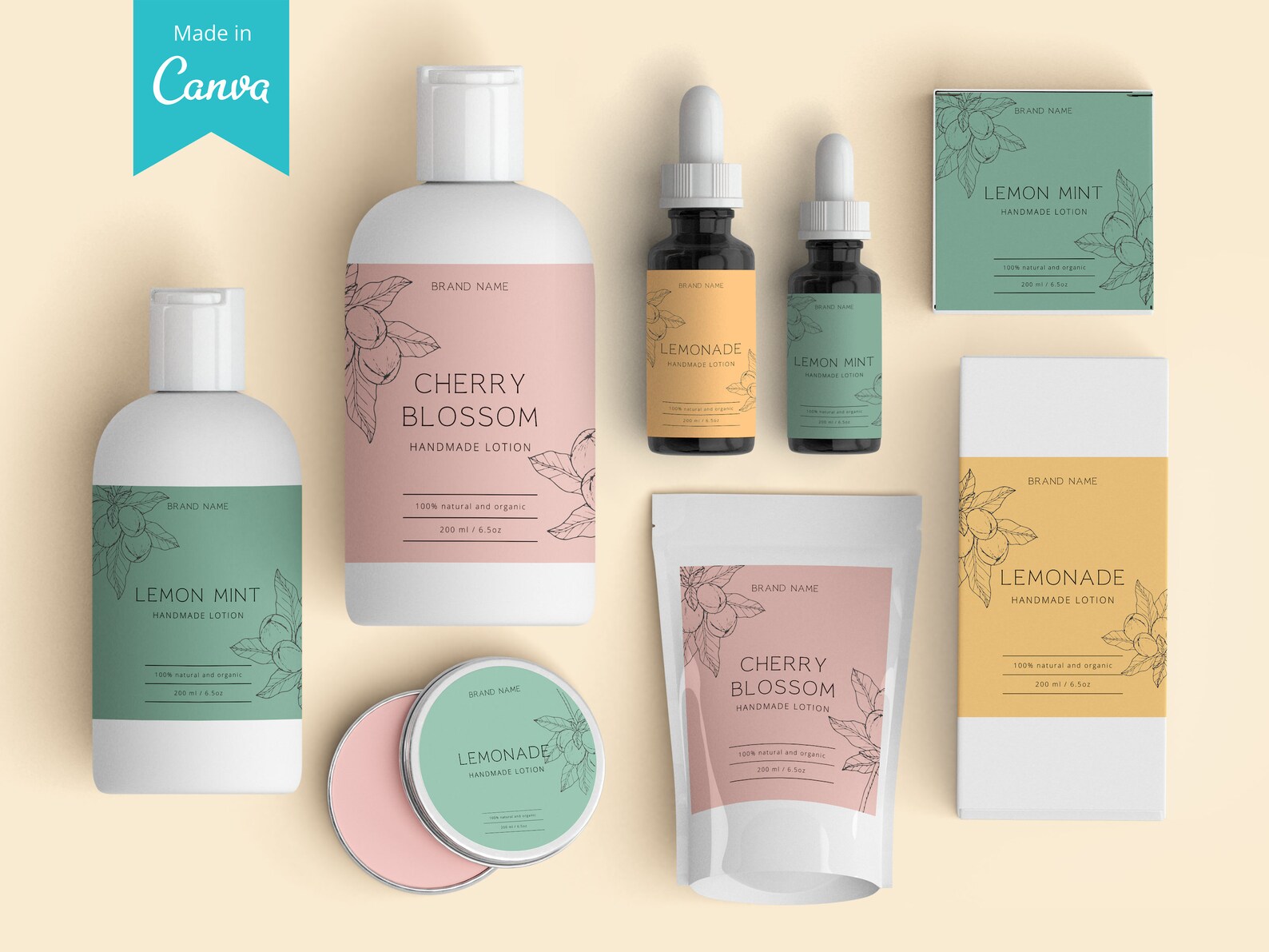 Editable Cosmetic Labels DIY Cosmetic Labels Printable Body Etsy