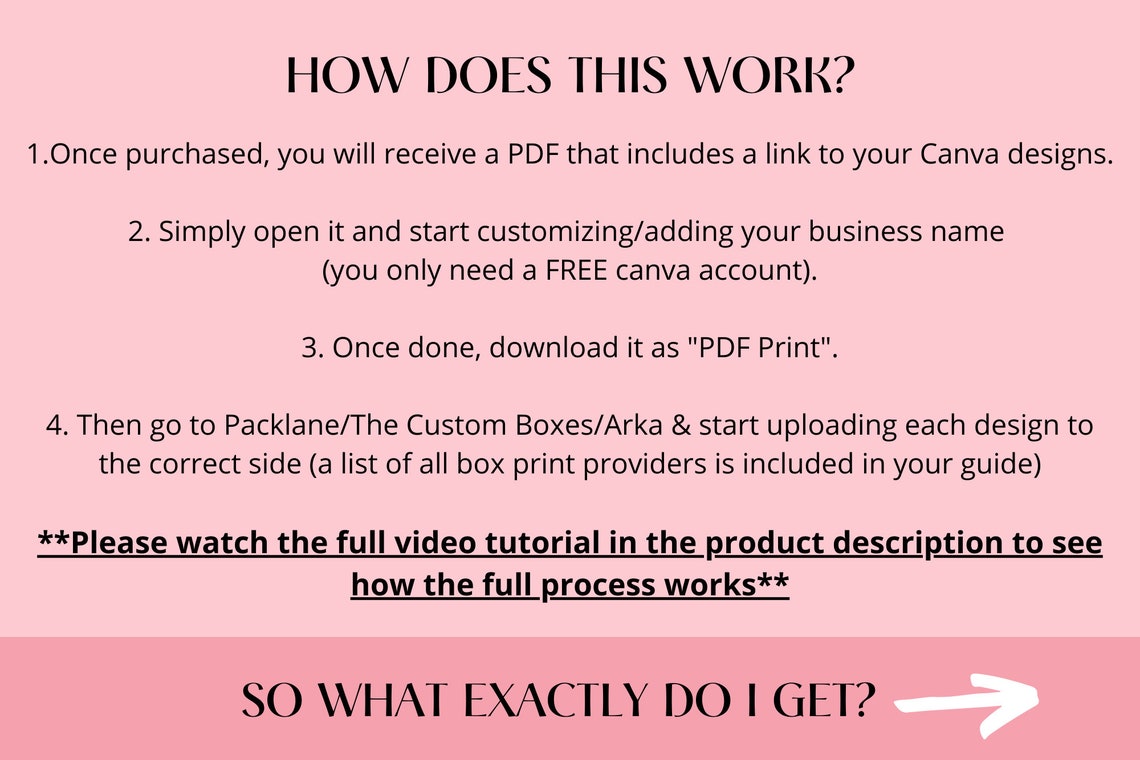 Subscription Box Design Editable Mailer Box Design Template - Etsy