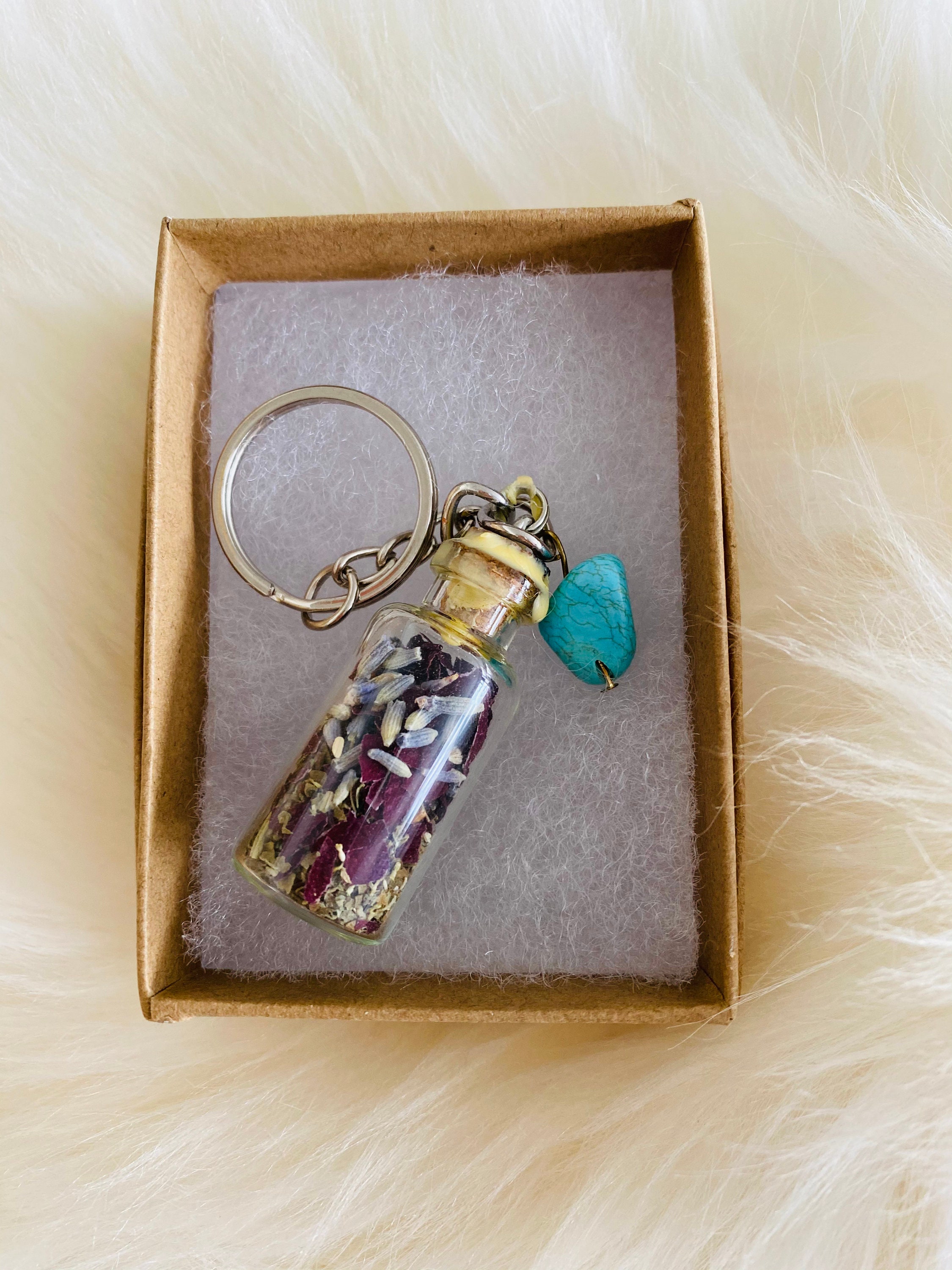 Positive spell jar witchcraft jewelry car charm happiness