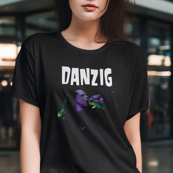 Danzig T-shirt,Punk Rock T-shirt Unisex Heavy Cotton tee